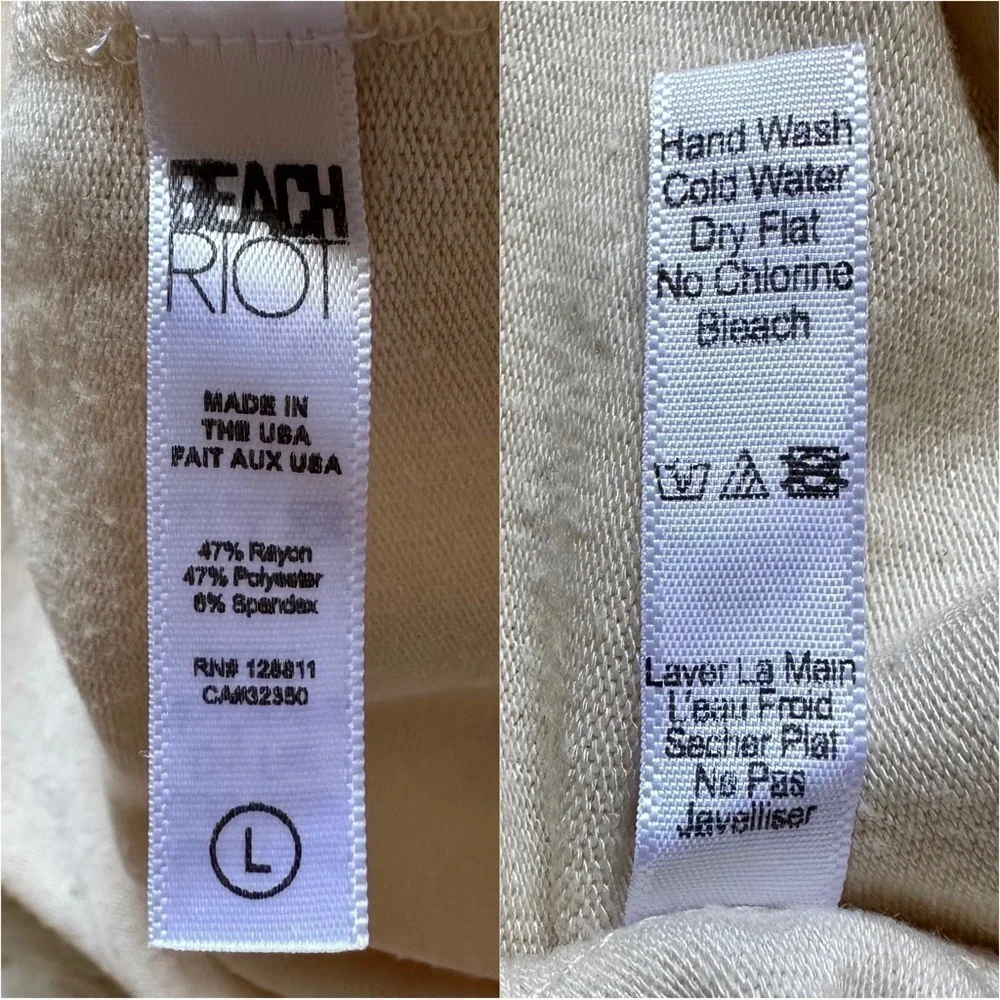 Beach Riot Sweater Moon and Stars Studded Embellished Long Sleeve Cream L